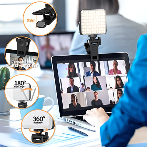Luz De Selfie Recargable Para iPhone - Luz Led Ajustable