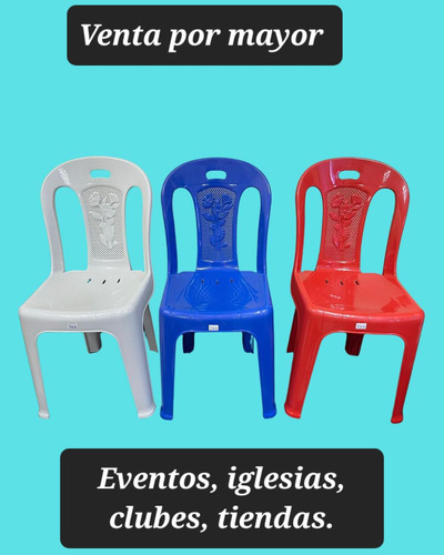 Venta De Sillas Plásticas Resistentes