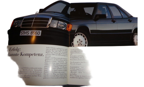 Mercedes Benz 190 , 190e , 190e 2.5 Y 2.6 1985 Catalogo (Usado)
