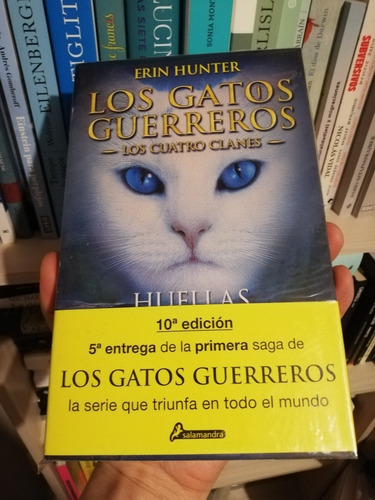 Libro Huellas Peligrosas - Los Gatos Guerreros - Hunter