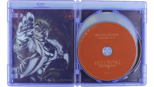 Hellsing Ultimate Vol 9 Y 10 Importada Blu-ray + Dvd