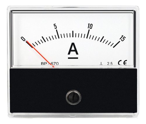 Medidor De Panel Analógico De Corriente Amperimetral Clase 2