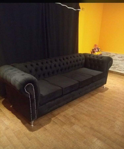 Sillón Chesterfield De 4 Cuerpos