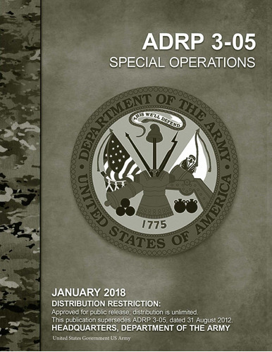 Libro: En Ingles Adrp 3 05 Special Operations January 2018