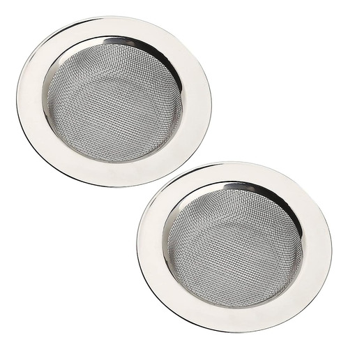 2 Pcs Filtro De Fregadero De Cocina De Acero Inoxidable De 4