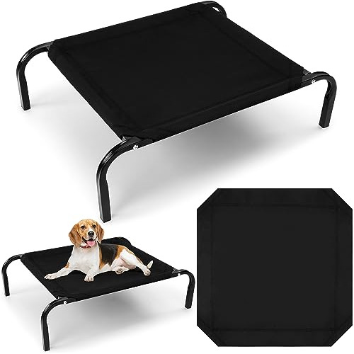 Kigley Juego De Cama Elevada Para Perros Pequeña Y Funda De