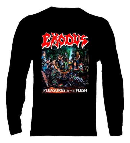 Polera Manga Larga Exodus - Ver 15 - Pleasures Of The Flesh