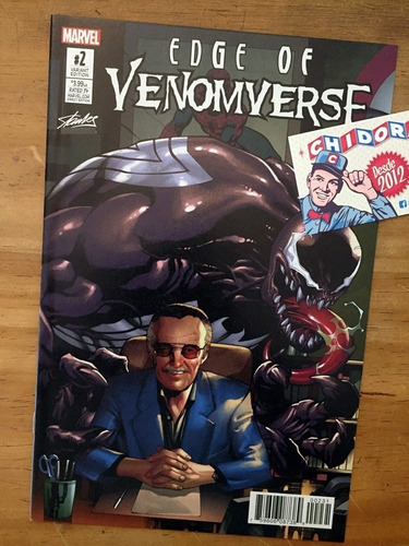 Comic - Edge Of Venomverse #2 Stan Lee Sdcc Exclusive Var