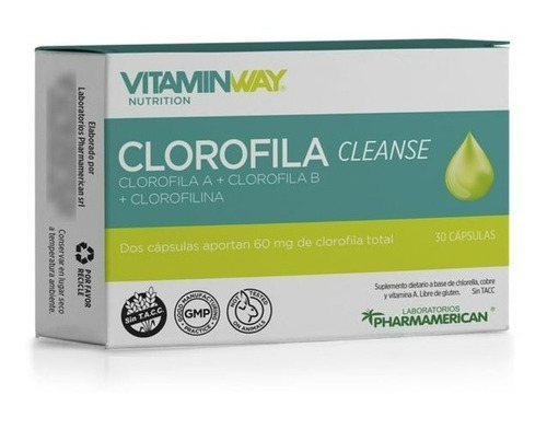 Clorofila Mejora Equilibrio Flora Intestinal X30 Vitamin Way