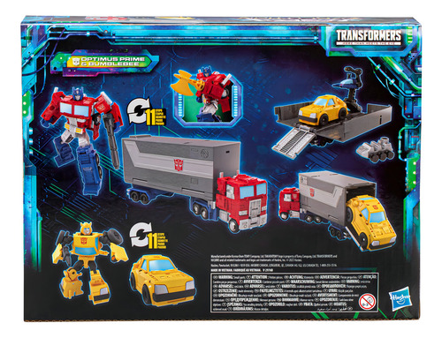Optimus Prime e Bumblebee Transformers Legacy Core Class