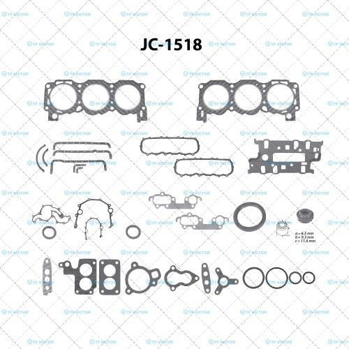 Juntas Motor Completo Para Ford Ranger Pick-up V6 2.8 83-86