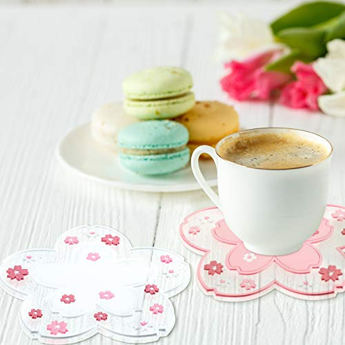 Sakura Pvc Posavasos De Flor De Cerezo Gadgets De Aislamient