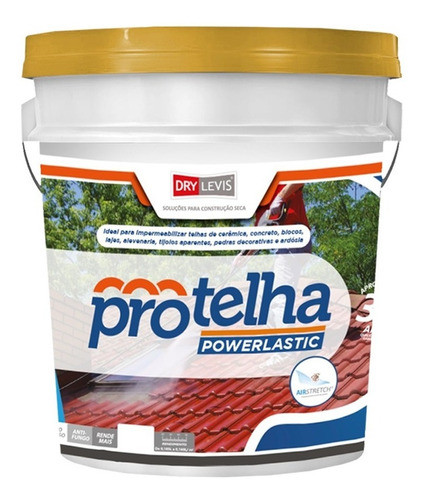 Manta Líquida P/ Telha Impermeável Protelha Powerlastic 18lt