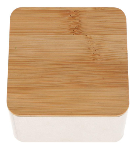 4xtapa De Bambú Caja De Almacenamiento De Té Contenedor