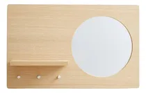 Comprar Espejo Recibidor Madera Melamina Portallaves Estante
