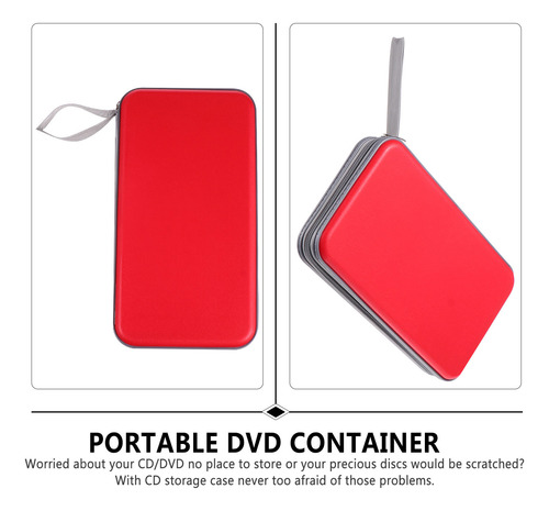 Funda De Almacenamiento De Cd Con Capacidad Para 80 Dvd, De