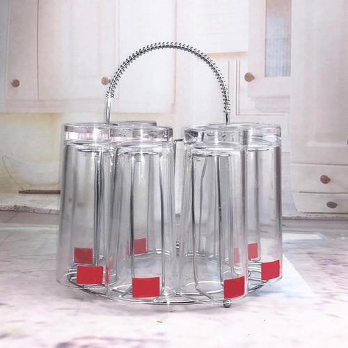 Estante De Secado De Acero Inoxidable, Portavasos De Vino, 8