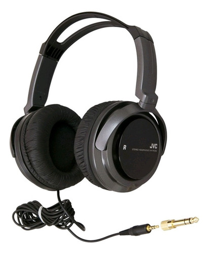 Audífonos Diadema Cable Largo. J V C R X 300 40mm. Color Negro