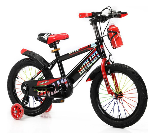 Bicicleta Entrenadora De Niños Aeiou Qk-15 Portabotella R12