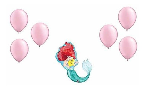 Globos De Fiesta Infantil Loonballoon 29 Pulgadas Little Mer