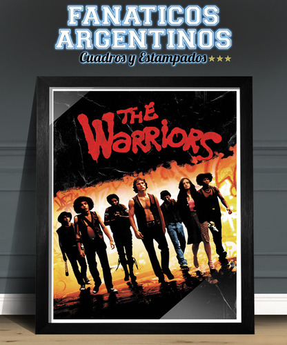 Cuadros The Warriors Los Guerreros 8 Modelos 30x40 Cm Negro