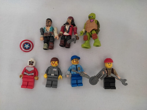 Lote Figuras Lego Y Mega Bloks