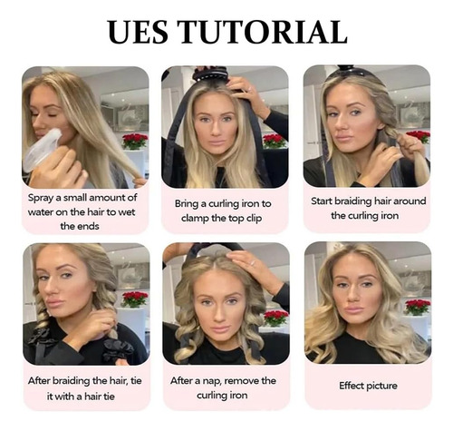 Kit Para Peinar Rizos Sin Calor Pelo Cabello Satin 2piezas