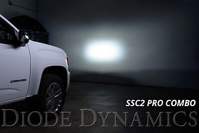 Ss3 Led Ditch Light Kit For 2015-2021 Gmc Canyon, Pro Wh Vvc