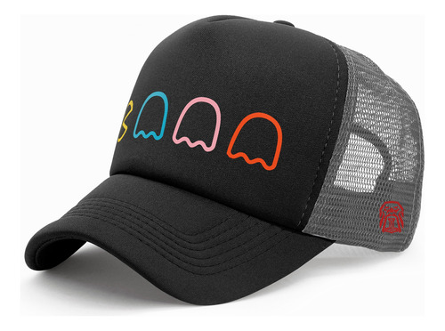 Gorra Trucker  Personalizada Motivo Retro Pacman 002