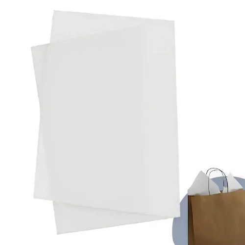 Papel de Seda Branco 30x30 cm 100 Folhas BJG