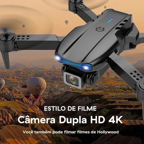 Drone 4k Camera E99 Dual Batería De Larga Duración