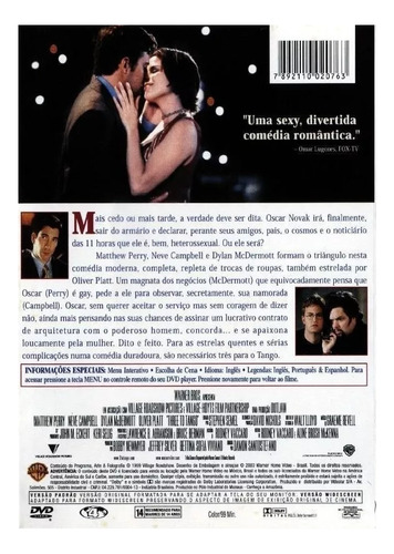 Dvd Um Caso A Tres - Matthew Perry, Neve Campbell