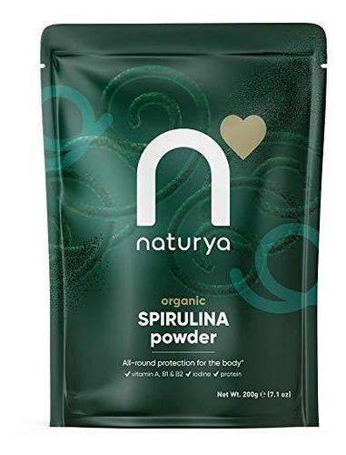 Naturya Ltd Polvo Orgánico De Espirulina 200 G Bolsa De Ali