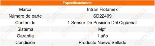 Sensor Cigueñal Ckp Bmw 320i 2.2l L6 (2005) Intran