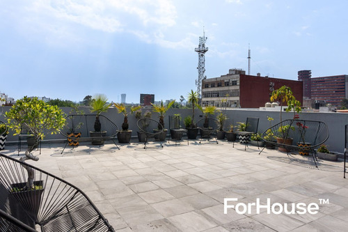 Departamento Con Doble Terraza En Venta En La Roma Norte