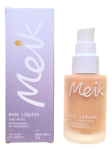 Base Liquida Tono Medio Meik