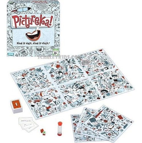 Imagen 2 de 6 de Pictureka Juego De Mesa Original Scarlet Kids
