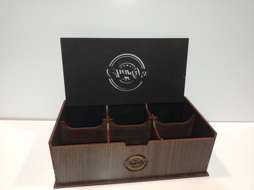 Imagen 3 de 4 de Caja De Te 6 Divisiones.