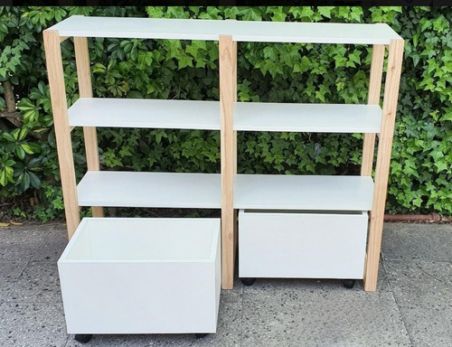 Mueble Juguetero Organizador Comoda Montessori Nordico Cubos