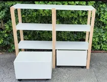 Comprar Mueble Juguetero Organizador Comoda Montessori Nordico Cubos