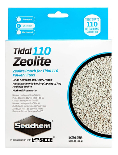 Filtro de recarga Seachem Zeolite Tidal 110 Hangon