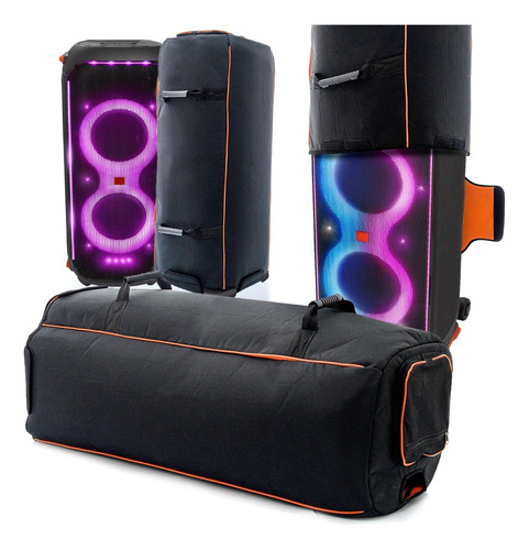 Case Bolsa Bag Capa Jbl Partybox 710 Mega Reforçada Premium 