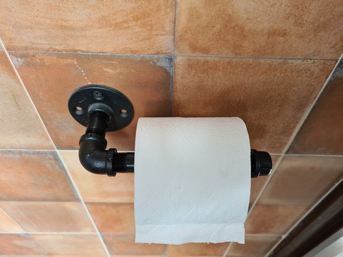 Porta Rollo Para Baño Tipo Industrial