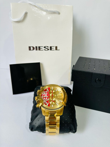 Reloj Pulsera Diesel Acero Inoxidable Dorado Dorado Dorado Dorado (Usado)