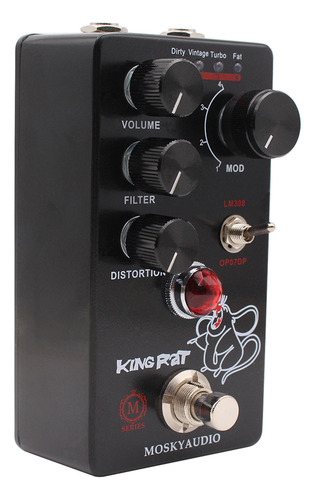 Pedal De Efectos Moskyaudio Fuzz Distortion Para Guitarra