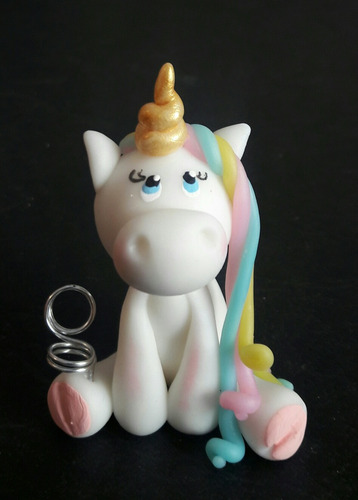 10 Unicornio Souvenir Porcelana Fria 