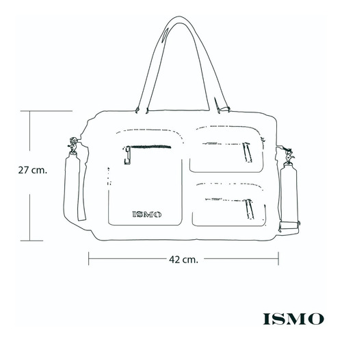 Imagen 9 de 9 de Maleta Duffel Carry-on Misol Ismo