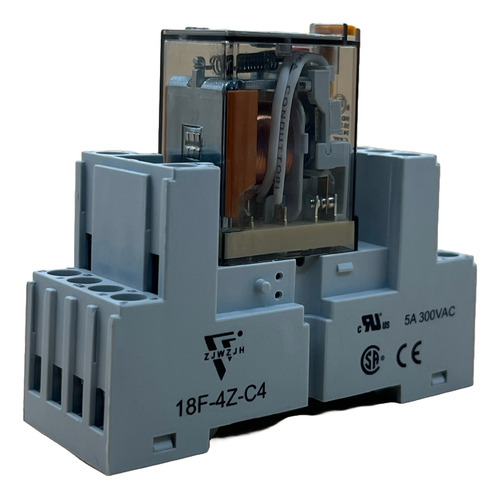 Relevador 48v Ac 7a, 14 Pines Finder C/base Jinhong