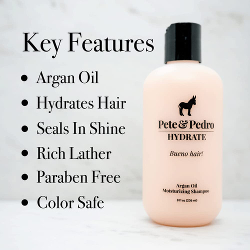 Kit De Cuidados Com O Cabelo Pete & Pedro Hydrate Shampoo E
