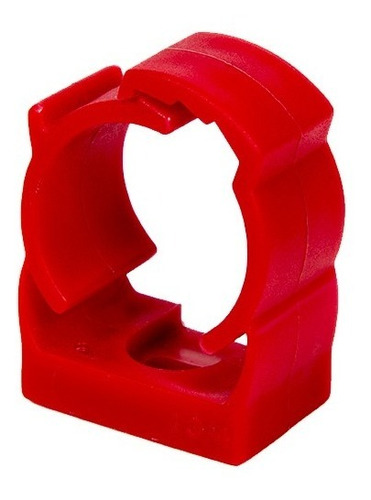 Imagem 2 de 3 de Abraçadeira Condulete Click 3/4pol Vermelha 20pçs